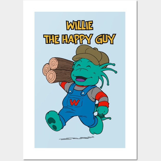 Willie the Happy Guy Wall Art by Rael Mochizuki Arts